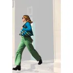 Handtasche handgewebt grün