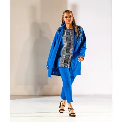 Blaue Harmonie - 3-teiliger Outfit