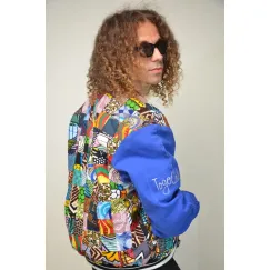 Unisex Unikat Jacke Rückseite