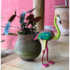 Flamingo Flip Flop Sculptur