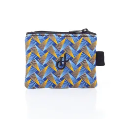 Shweshwe Portemonnaie Blau