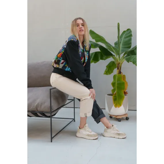 Damen Unikat Jacke Seite