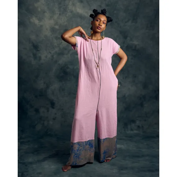 Pendo Leinen Jumpsuit Vorderseite