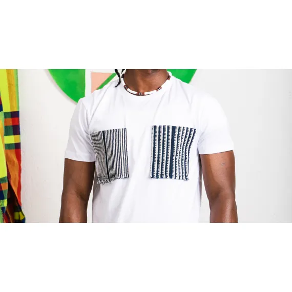T-Shirt Gewebte Taschen Details