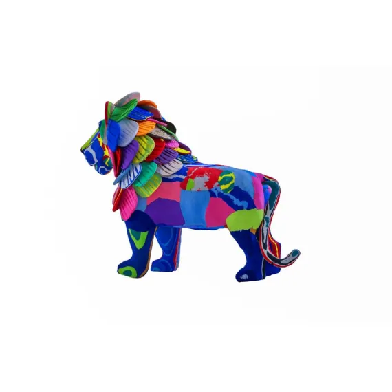 Löwen-Flip-Flop-Skulptur Rückseite