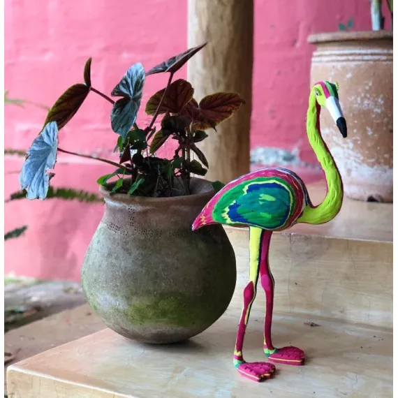 Flamingo Flip Flop Sculptur