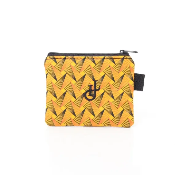 Shweshwe Portemonnaie Gelb