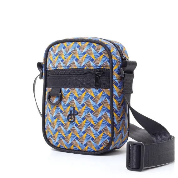 Shweshwe Umhängetasche Blau