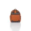 Shweshwe Mini-Rucksack Orange Vorderseite