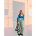 Handtasche handgewebt Kupfer